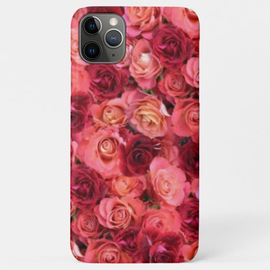 PINK RED ROSE FIELD, Floral Case-Mate iPhone Case (Achterkant)