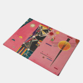 Pink Red Wassily Kandinsky Deurmat (Schuin)