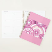 Pink Retro Circles Pattern (Devant avec enveloppe)