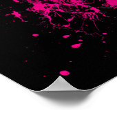 PINK RETRO PEACE SIGN POSTER (Hoek)