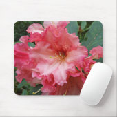 Pink Rhododendron Bloom Floral Muismat (Met muis)