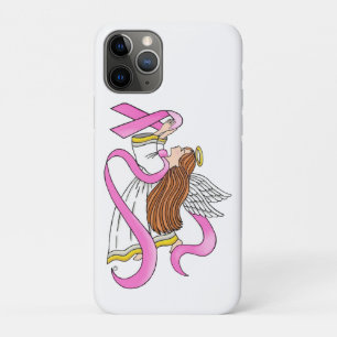 Pink Ribbon Angel iPhone 11 Pro Hoesje