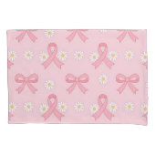 Pink Ribbon Breast Cancer Bewustheid Kussensloop (Voorkant)
