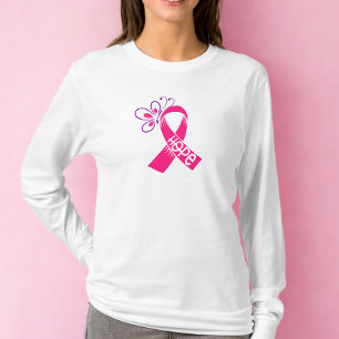 Pink Ribbon Breast Cancer Bewustheid T-shirt