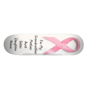 PINK RIBBON BREAST CANCER BEWUSTMAKING : SKATEBOARD