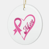 Pink Ribbon Coeur ornement de maman (Gauche)