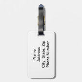 Pink Ribbon Faith Bagagelabel (Achterkant verticaal)