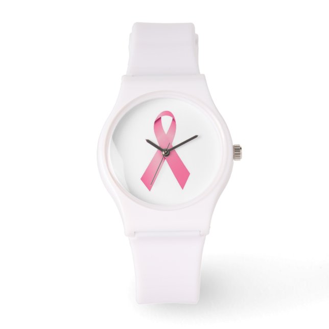 Pink Ribbon horloge Borstkanker (Voorkant)