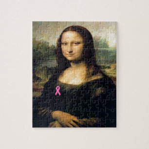 Pink Ribbon Mona Lisa Legpuzzel