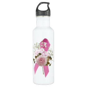 PInk Ribbon Survivor Waterfles