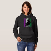 Pink Rodeo Champion Cowgirl on Horse Barrel Racing Hoodie (Voorkant volledig)