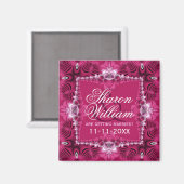 Pink Romance annonce un aimant Mariage (Recto/Verso)