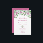 Pink Romantic Rose Menu Mariage RSVP<br><div class="desc">Belle élégante, moderne, tendance et sophistiquée décoration romantique roses Mariage Menu RSVP, adapté à toute saison. Avec un joli arrangement de roses roses sur le dessus sur un arrière - plan blanc clair. Tout le texte, la police et la couleur de police sont entièrement personnalisables pour répondre à vos besoins....</div>