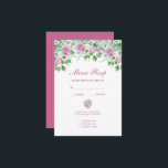 Pink Romantic Rose Menu Mariage RSVP<br><div class="desc">Belle élégante, moderne, tendance et sophistiquée décoration romantique roses Mariage Menu RSVP, adapté à toute saison. Avec un joli arrangement de roses roses sur le dessus sur un arrière - plan blanc clair. Tout le texte, la police et la couleur de police sont entièrement personnalisables pour répondre à vos besoins....</div>