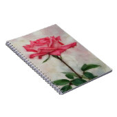 Pink Rose Art Flower Journal Notitieboek (Rechterzijde)