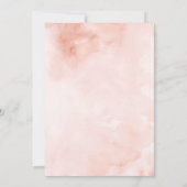 Pink Rose Diamond Bow Girl Baby Shower Invitation (Dos)