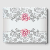 Pink Rose eerste communie doop gastenboek (Achterkant)