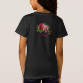 Pink Rose Elegance  T-shirt (Achterkant)
