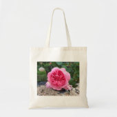 Pink Rose Flower Floral Botanical Canvas Tote Bag (Devant)