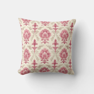 Pink Rose Foliage Princesscore Kussen