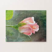 Pink Rose Garden Art Puzzel Legpuzzel (Horizontaal)