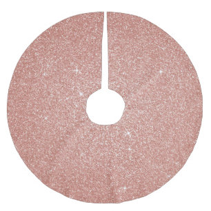 Pink Rose Gold Glitter en Sparkle Girly Kerstboom Rok