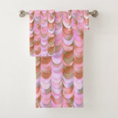 Pink Rose Gold Iridescente Sirène Parties scintill (En situation)