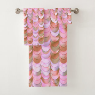 Pink Rose Gold Iridescente Sirène Parties scintill