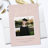 Pink + Rose Gold Photo Faire-part