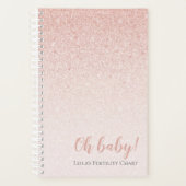 Pink Rose Gold Sparkity Graphique Planner (Devant)