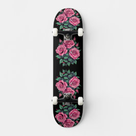 Pink Rose Schattige Flowers Skateboard