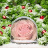 Pink Rose Snow Wereldbol Sneeuwbol (Kerstmis)