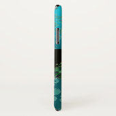 PINK ROSEBUD JEWEL, BLAUW BLAUWGROEN DAMASK GEM MO Case-Mate iPhone CASE (Achterkant / rechts)