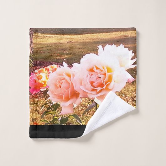 PINK ROSES BATH TOWEL SET BAD HANDDOEK (Wasdoekje)