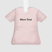 Pink Roses custom Nurse scrubs ornament (achterkant)