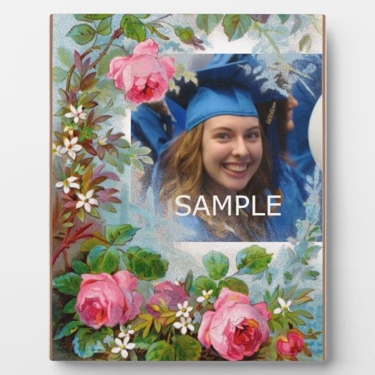 PINK ROSES EN JASMINES FOTOPLAAT (Voorkant)