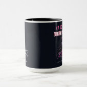 Pink Roses Gothic Mug Mok (Midden)
