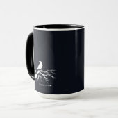 Pink Roses Gothic Mug Mok (Voorkant links)