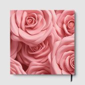 Pink Roses Guest Book Gastenboek (Achterkant)