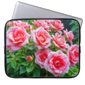 Pink Roses Laptop Sleeve (Voorkant)