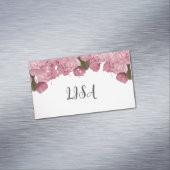 PINK ROSES MAGNETISCH VISITEKAARTJE (Voorbeeld)