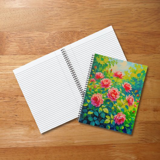 Pink Roses Notebook Notitieboek