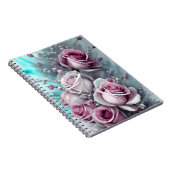 Pink Roses Notitieboek (Rechterzijde)