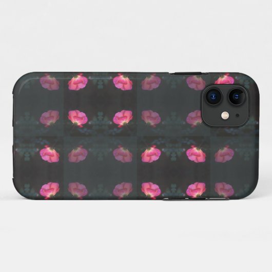Pink Roses Pattern Case-Mate iPhone Case (Achterkant (horizontaal))