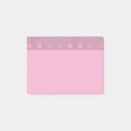 Pink Roses Pattern Header Post-it® Notes