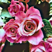 PINK ROSES POSTER