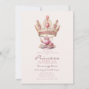 Pink Royal   Prinses Verjaardag Kaart