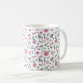 Pink Rozen Overvloed Mok (Voorkant rechts)