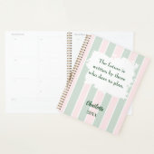 Pink sage green inspirational quote writing 2026 (Devant avec enveloppe)