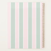 Pink sage green inspirational quote writing 2026 planner (Achterkant)